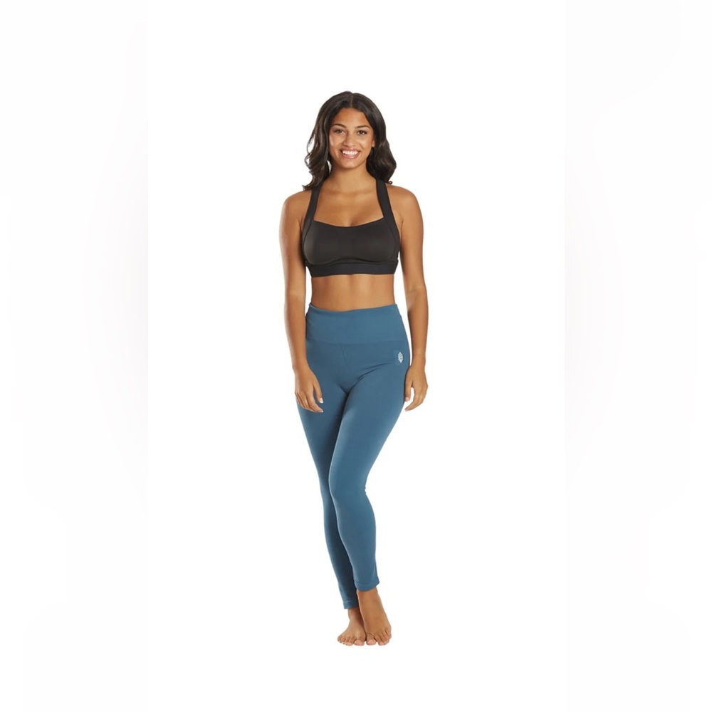 Free People Movement Women Rich Soul Ribbed Agen Sea High Rise Seamless Leggings